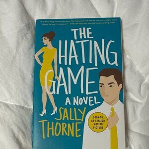 The Hating Game Novel by Sally Thorne - Blue Cover